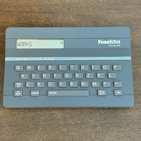FRANKLIN COMPUTER SPELLING ACE SA-98 ~ 1986 1987 ~ WORKS - Picture 3 of 9